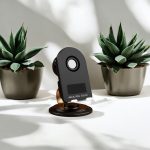 Sensor speaker with mobile stand